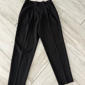 Black Pleated Dress Pants